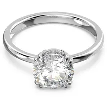 Swarovski Fingerring Stilla Round Cocktailring, mit Swarovski® Kristall silberfarben 58
