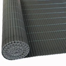 Estexo Sichtschutzmatte 1,60 x 300 cm Grau PVC