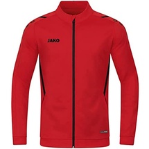 Jako Challenge Polyesterjacke rot/schwarz 4XL