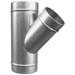 Zehnder Wickelfalz T-Stück 45 Grad DN 160/160/160