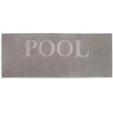 ZOLLNER Alicante Saunatuch 80 x 200 cm stone