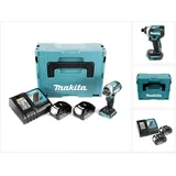 Makita Makita, Bohrmaschine + 2x Akku 3,0Ah + Ladegerät + Makpa (Akkubetrieb)