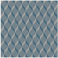 Profhome Gr322306-di 3D Tapete Rauten Muster Blau Hell-grau Achat-grau 5,33 m2