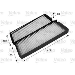 Valeo Filter, Innenraumluft [Hersteller-Nr. 715699] für Ssangyong