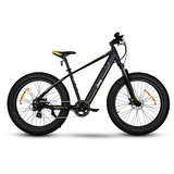 Jeep® Jeep Mountain FAT E-Bike MHFR 7100, 26' Laufräder, Shimano 7-Gang Kettenschaltung, black