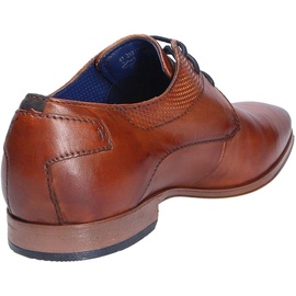 Bugatti Herren Businessschuhe, Männer Business Schnürer,schnürschuhe,Anzugschuhe,Derby schnürung,Office,büro,Freizeit,Cognac (6300),40 EU / 6 UK