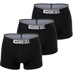 DIESEL Herren Boxershorts, 3er Pack - UMBX-DAMIENTHREEPACK, Trunks, Cotton Stretch Schwarz L