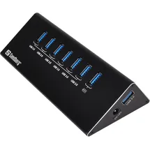 Sandberg USB 3.0 Hub 7 ports - Hub - 7 x SuperSpeed USB 3.0