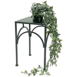 DanDiBo Ambiente DanDiBo Blumenhocker Metall Schwarz Eckig 33 cm Blumenständer Blumensäule 96449 m Pflanzenhocker Modern Pflanzenständer