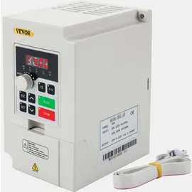 Vevor Variabler Frequenzumrichter 220 V, 3 kW, 4PS, Variable Inverter, VFD Drehzahlregler, CNC Umrichter -5~40 °C, Vibration 0,5 G, Ein-/ausgangsstrom 0-14 A, Eingang 1 oder 3 Phasen, VFD Wandler