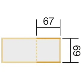 Weka Modular 67 x 69 x 69 cm Grau