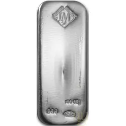 100 Unzen Silberbarren