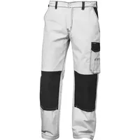 CRAFTLAND F-CRAFTLAND-Bundhose, Twill *MONS*, weiß/grau