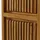 Mendler Teak-Hochschrank HWC-M70, Badschrank, 2 Türen 5 Fächer, hochwertiges B-Grade-Teak (Kernholz, 20-30 Jahre) 181x41x35cm