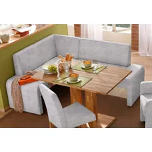 Home Affaire Bologna 180 x 84 x 140 cm Microfaser langer Schenkel rechts hellgrau