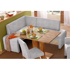 Home Affaire Bologna 180 x 84 x 140 cm Microfaser langer Schenkel rechts hellgrau