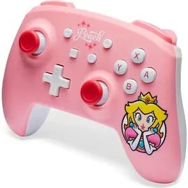 PowerA Kabelloser Controller für Nintendo Switch, Princess Peach-Rosa