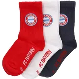 FC Bayern Crew Socken 3er Set Mehrfarbig 39-42
