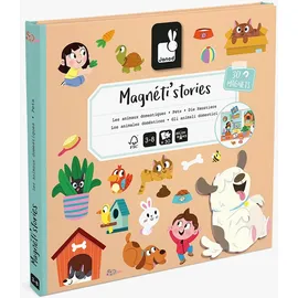 Janod Magnéti'Stories Die Haustiere Magnetbausatz 30-tlg. J05457