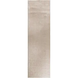 OTTO home Läufer OTTO HOME "Ariano, dezenter Glanz mit Hoch-Tief-Struktur" Gr. 11, beige, B:67cm H:12mm L:230cm, Kunstfaser, Teppiche, Läufer, Vintage Design, Schrumpf Carving-Effekt, Wohnzimmer, Flur
