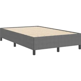 vidaXL Boxspringbett 120 x 200 cm Hellgrau