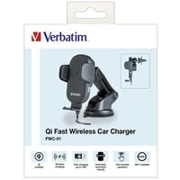 Verbatim FWC-01 Qi Fast Wireless Car Charger schwarz