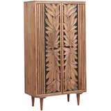 Marrakesch Orient & Mediterran Interior Kleiderschrank Aday 90 x 150 x 40 cm Braun