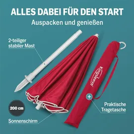 Kingsleeve Crete Ø 200 cm rot