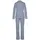 H.I.S. Pyjama gestreift Blau/Weiß 40/42