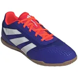 Adidas Predator Club Football Boots Indoor SALA Fußballschuhe, Cloud White/Lucid Blue/solar red, 42