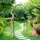 Relaxdays Rosenbogen 230 x 120 cm Schwarz