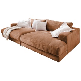 KAWOLA Big Sofa Madeline Cord rost