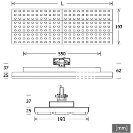 LTS Licht & Leuchten LTS Licht&amp;Leuchten LED-Stromschienenleuchte LUZ-TZ32105.830.BWsi