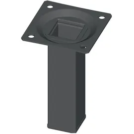 diy element-system gmbh Möbelfuß Aluminium 25x25 mm schwarz H.800 mm