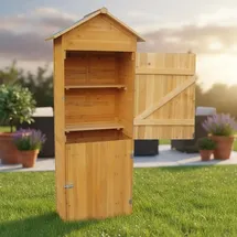 MuCoLa Geräteschrank 0,49 x 0,79 x 1,9 m natur