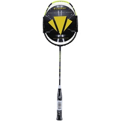 Carlton Badmintonschläger Powerblade Superlite 2.0 (Bestseller/kopflastig/steif/Freizeitspieler) gelb - besaitet -