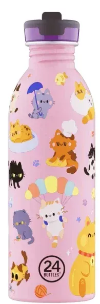 24Bottles Urban Bottle Kids Meow Friends 500ml