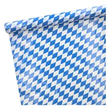 Papstar Tischdecke Folie 20 m x 1 m Bayrisch Blau