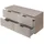 Rodan Waschbeckenunterschrank 4 Schubladen 120 x 57 x 46 cm Beige