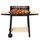 SPRINGOS Holzkohlegrill Grillwagen Schwarz/Braun