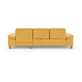 sit&more Ecksofa SIT & MORE "Westham L-Form", gelb (dijon), B:275cm H:88cm T:172cm, 100% Polyester, Sofas, Ecksofa, mit Recamiere, mit oder ohne Bettfunktion, Bettkasten, Füße Eiche