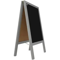 ALLboards Kundenstopper – silber lackierter Holzrahmen 100x60cm