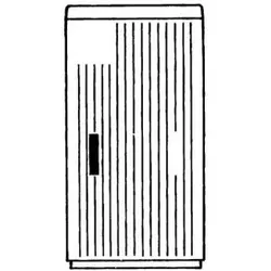 ABB EH3U8XC2 EHP300UV Schrank AP Gr.00 875x455x320 EH3, profiliert, SHG, UV-Lackierung 4TBE843673N0100