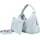 Nero Giardini Henkeltasche Veloursleder Hellblau