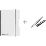 Herlitz Notizheft A6 kariert transparent