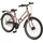 Prophete Fahrrad »TRIO 500" M«, 24 Z, 34, rosa,