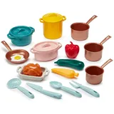Ecoiffier Jouets Ecoiffier SAS 1685 Topfset Azurgrün Simmer Imitationsspielzeug, grün, Ein