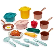 Ecoiffier Jouets Ecoiffier SAS 1685 Topfset Azurgrün Simmer Imitationsspielzeug, grün, Ein