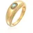 ELLI PREMIUM Elli Ring 925 Sterling Silber Siegelring in Gold | Gr.: 58