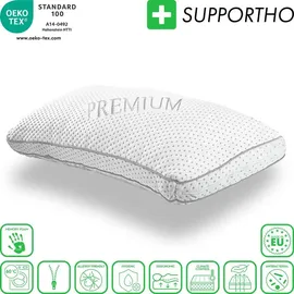 supportho Viskoelastik Kissen 40 x 80 cm Weiß